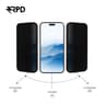 iPhone 13/13 Pro/14/16e - RPD SilkTouch Premium Panzerglas, Edge-to-Edge, Privacy, 3x verstärkt