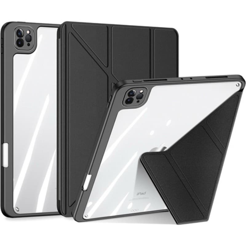 iPad Pro 11 (2024/2025) - Serie Dux Ducis Magi, custodia flip stand-up, nera