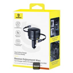 Baseus Enjoyment Max car charger - 90W dual USB-C to Lightning, black – Bild 9