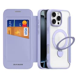 iPhone 16 Pro Max - Dux Ducis -Skin X Pro Series Hülle mit MagSafe und 360° Ring Stand, Violett – Bild 3