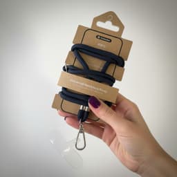 Chaîne pour téléphone portable RPD Universal Nylon Necklace - Carte d'insertion robuste - pour tous les smartphones, bleu minuit – Bild 3