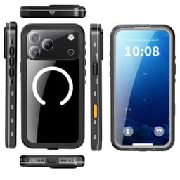 Apple iPhone 17 Pro Max - Redpepper Dot Series Outdoor Case, IP68, MagSafe, waterproof, black – Bild 1