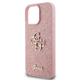 iPhone 16 Pro Max - Étui à logo métallique Guess rose GUHCP16XHG4SGP – Bild 5