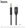 Hoco UPA13 Sound source series iPhone Lightning auf AUX Adapter, 1m, schwarz