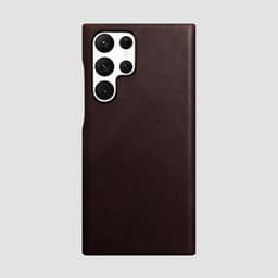 Samsung S22 Ultra - iCarer Pferde Leder Back Case Kaffee ALS2201 – Bild 4