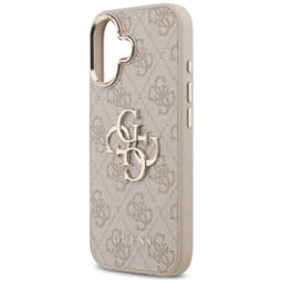 iPhone 17 - Custodia Guess Metal Logo Gold, rosa GUHCP17S4GMGCPI – Bild 5