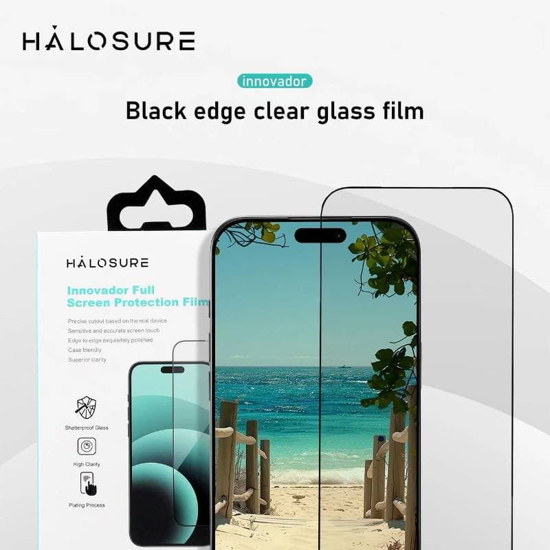 iPhone Air - Halosure Innovador Premium Panzerglas, transparent