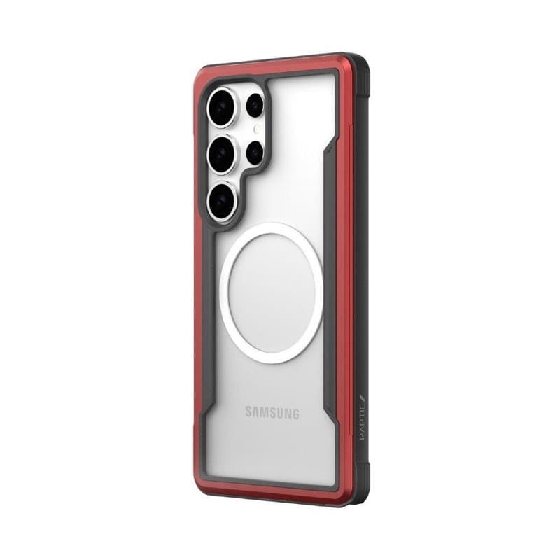 Samsung Galaxy S25 Ultra - Scudo protettivo Raptic con funzione Magsafe, rosso – 4