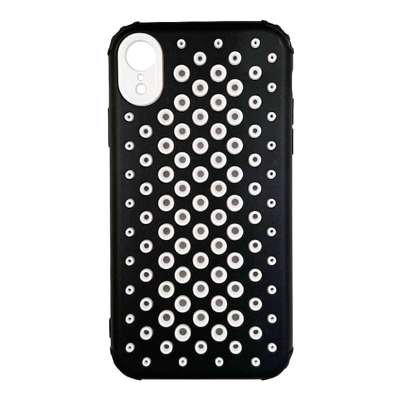 iPhone XR - Perforated Case Black