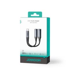 Joyroom - SY-C03 2-in-1 Audio Adapter (Type-C zu 2x Type-C), 60W, Schwarz – Bild 6