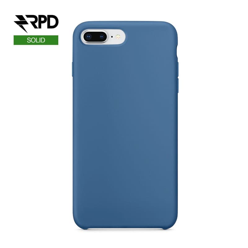 iPhone 7/8 Plus - Solid Silicone Case Azur Blue