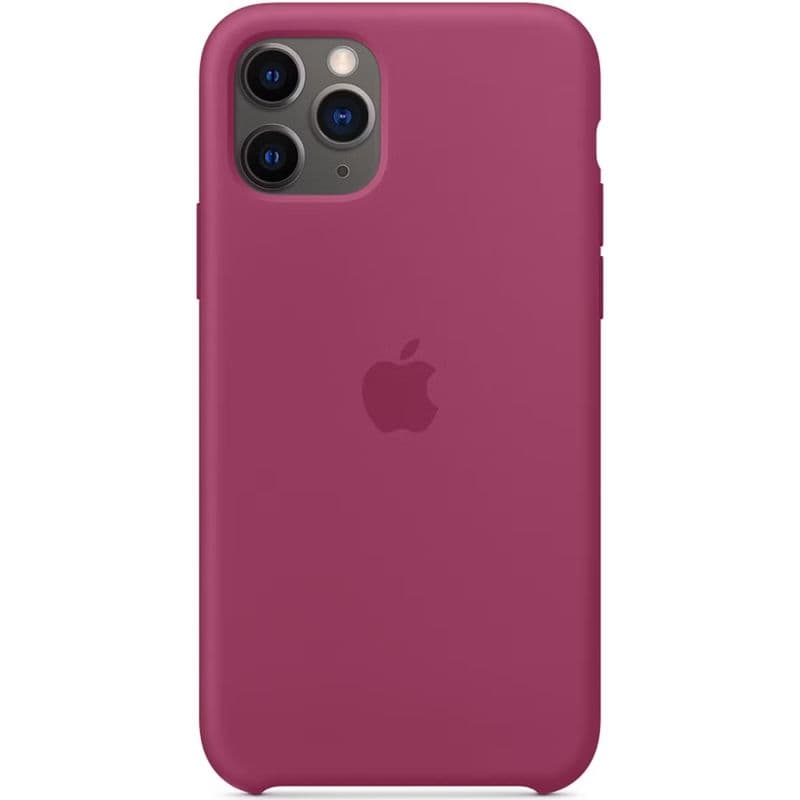Apple - iPhone 11 Pro Silicone Case, Pomegranate