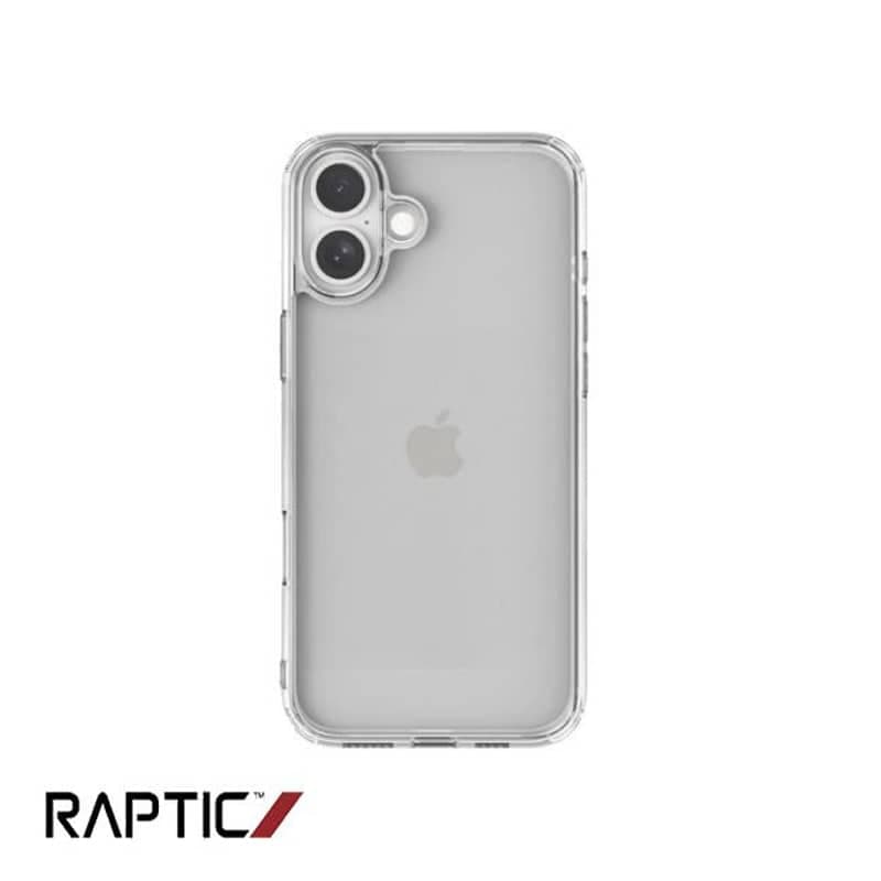 iPhone 16 Plus - Raptic clearvue, backcase, Transparent
