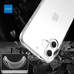 iPhone 16 - Custodia antiscivolo X-Level trasparente – Bild 3