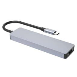 Proove - 5-in-1 HDMI Iron Link, (2x USB-A, 1x USB-A, HDMI 3840x2160 30Hz) Silber – Bild 2