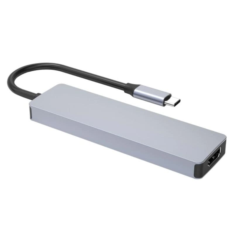 Proove - 5-in-1 HDMI Iron Link, (2x USB-A, 1x USB-A, HDMI 3840x2160 30Hz) Silver – 2
