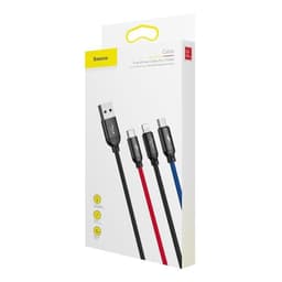 Baseus 3 in 1 USB Cable 120cm (Micro-USB, Type C, Lightning) (CAMLT-BSY01) – Bild 6
