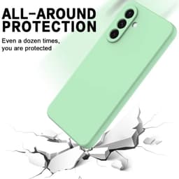 Samsung Galaxy A26 - Silicone protective case, green – Bild 5