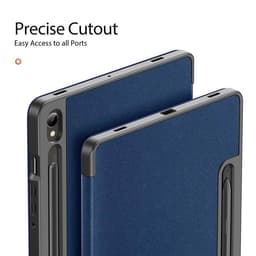 Samsung Galaxy Tab S9 - Serie Dux Ducis Domo, custodia flip stand-up, blu – Bild 5