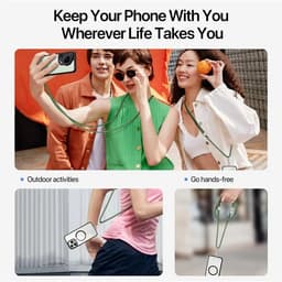 Dux Ducis - Cordino per telefono - Collana verde scuro - Accessorio universale compatibile con qualsiasi smartphone – Bild 4