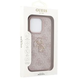 iPhone 16 Pro - Guess Metal Logo Case Pink GUHCP16L4GMGPI – Bild 8