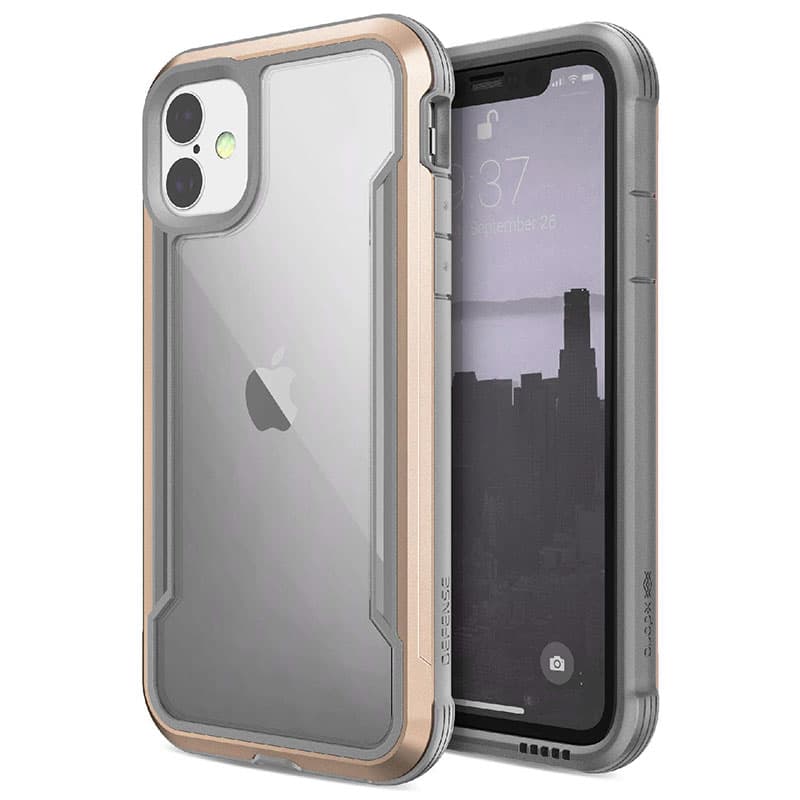 iPhone 11 Pro - Raptic/X-Doria Defense Shield gold