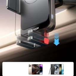 Joyroom - JR-ZS241S Porte-charge voiture sans fil-Black – Bild 6