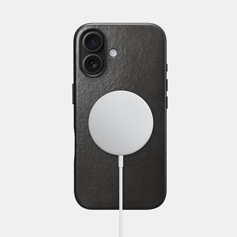 iPhone 16 - iCarer Oil Wax Premium Echtleder mit Magsafe Etui Hellbraun (WMI16240723-LB) – 3