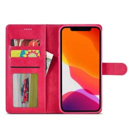 iPhone 12 Pro Max - LC.IMEEKE Custodia a portafoglio con 3 scomparti per carte e chiusura magnetica, rosa – Bild 4