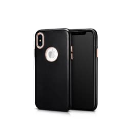 iPhone X/XS - Luxury Echtleder Xoomz XYPIX003-BK, schwarz – Bild 5