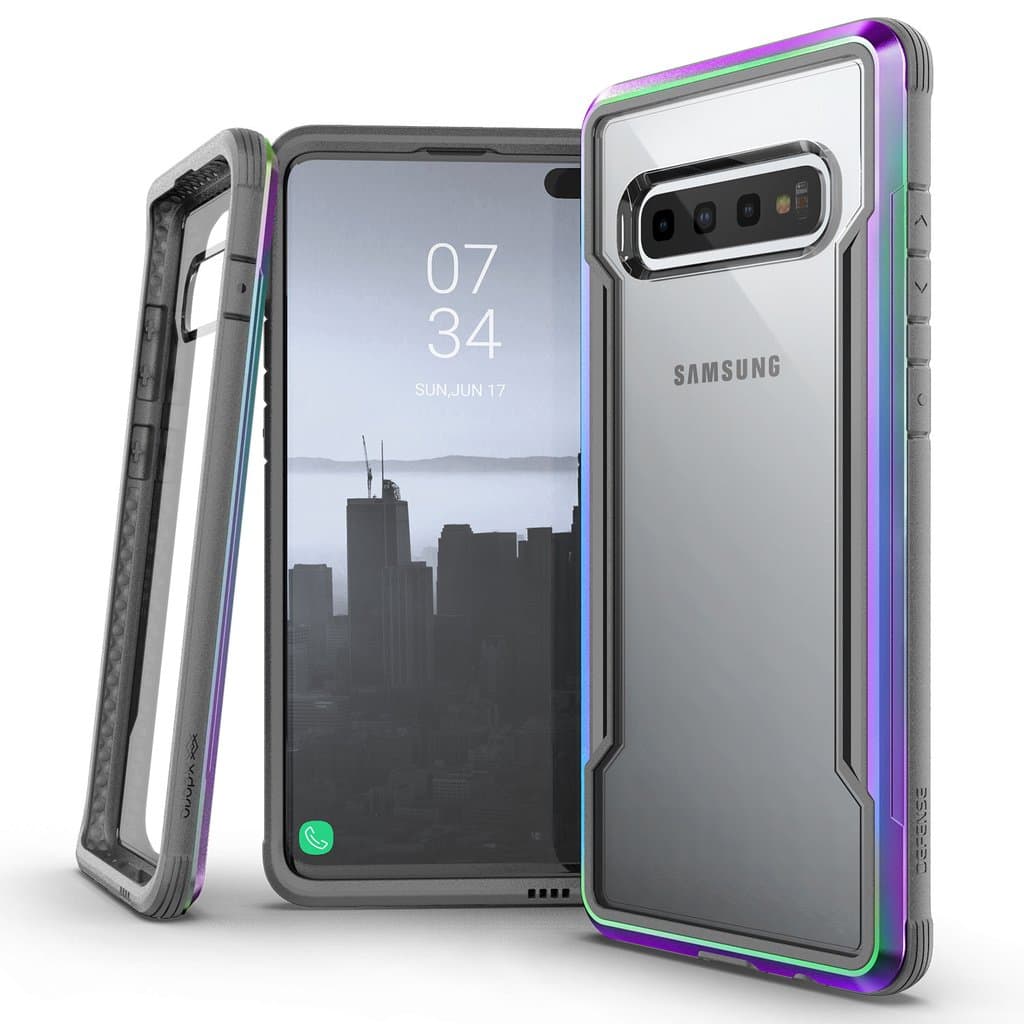 Galaxy S10 Plus - Custodia Raptic/X-DoriaDefence Shield Iridescente