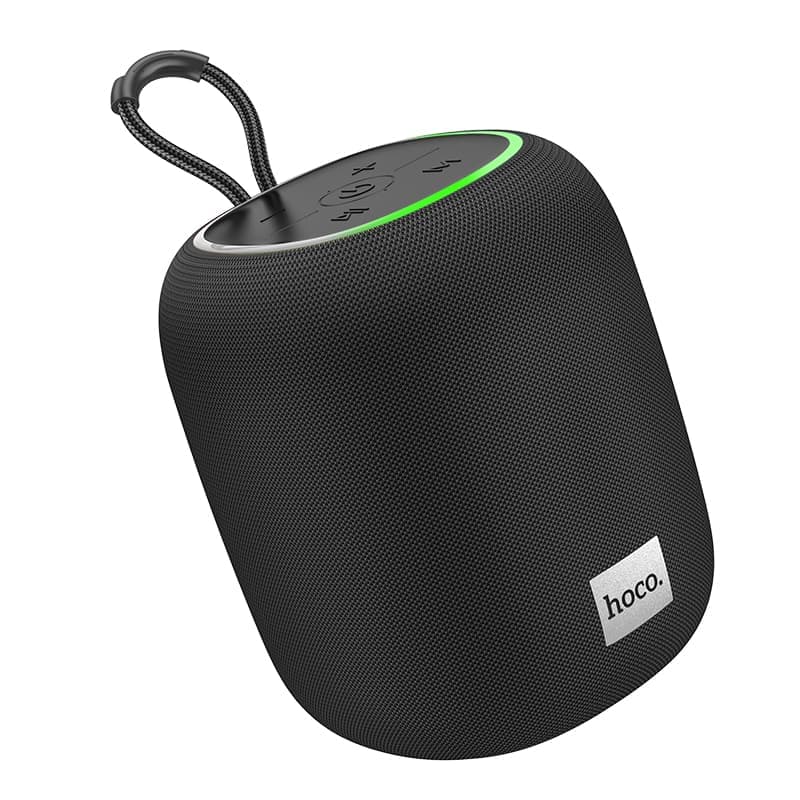 Hoco HC14 portable wireless speaker with RGB ringlight black