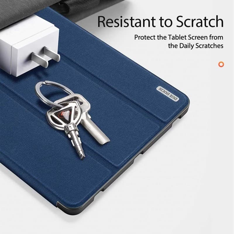 Samsung Galaxy Tab A9 / A11 8.7" - Dux Ducis Domo Series, étui à rabat relevable, bleu – 4