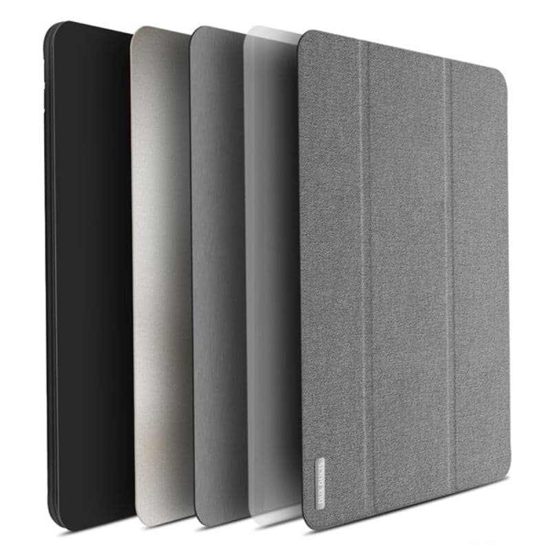 iPad 9.7 (2017/18) - Dux Ducis Domo Series, aufstellbares Flip-Etui, grau – 4