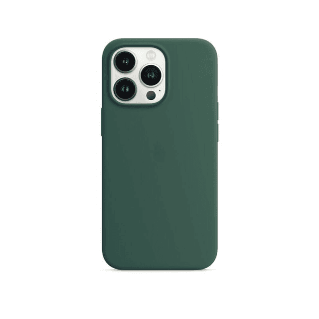 iPhone 13 mini - Silicone Case dark green
