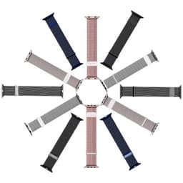 Apple Watch - Cinturino DUX versione milanese - 42mm/44mm/45mm/46mm(10.Gen)/49mm, rosa – Bild 2