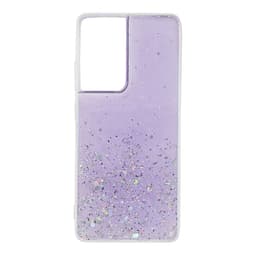 Samsung S21 ultra 5G silber stars purple case – Bild 1