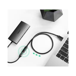 UGREEN - USB-C Verlängerungskabel 0.5m Type-C male Type-C female - 20V 3A, schwarz – Bild 2