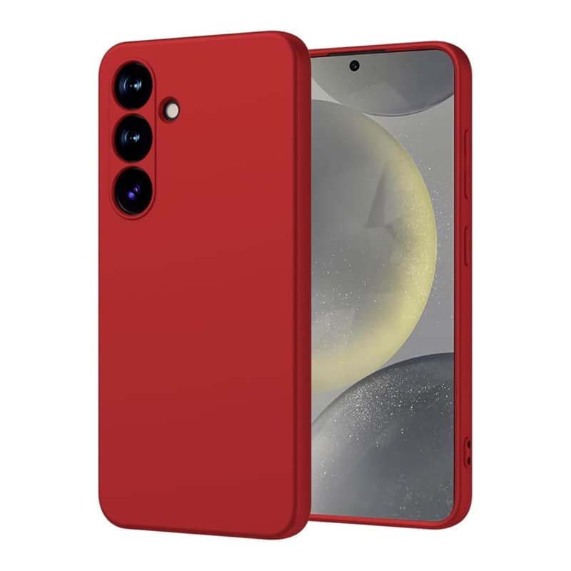 Samsung Galaxy S24+ - Custodia sottile in silicone X-Level Rosso