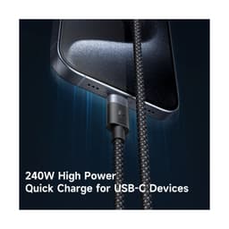 McDodo - USB-C to USB-C (240W) & MagSafe 3 (140W) Schwarz – Bild 6