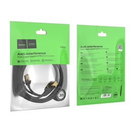 Hoco US02 Pure copper CAT6 gigabit Ethernet cable, 3 meter, black – Bild 8
