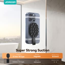Joyroom - Magnetic suction cell phone holder, black (JR-ZS393-S) – Bild 5