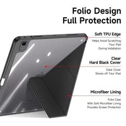 iPad Pro 11 (2020/2021/2022) - Dux Ducis Magi Series, étui à rabat relevable, noir – Bild 4