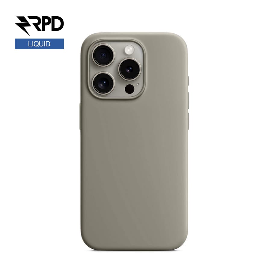 iPhone 15 Pro Max - Silicone Case clay, Liquid (Magsafe-Version)