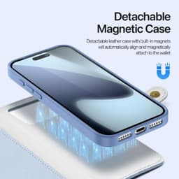 iPhone 17 Pro - Dux Ducis Lawa Premium Tasche Hellblau – Bild 7