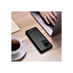 Samsung Galaxy S20 Plus - Custodia flip in vera pelle iCarer nera (RS992007-BK) – Bild 2