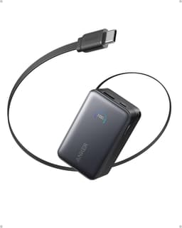 Anker - Nano powerbank avec câble intégré, 45W, 10000mAh, USB-C, noir – Bild 1