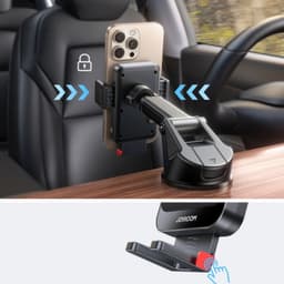 Joyroom - JR-ZS241S Porte-charge voiture sans fil-Black – Bild 3