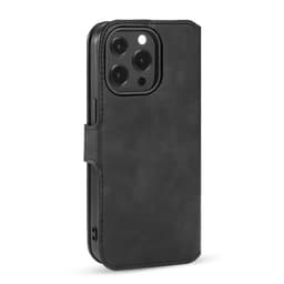 iPhone 12 Pro Max - DG.MING Étui à rabat vintage, 3 emplacements pour cartes, fermeture magnétique, noir – Bild 5