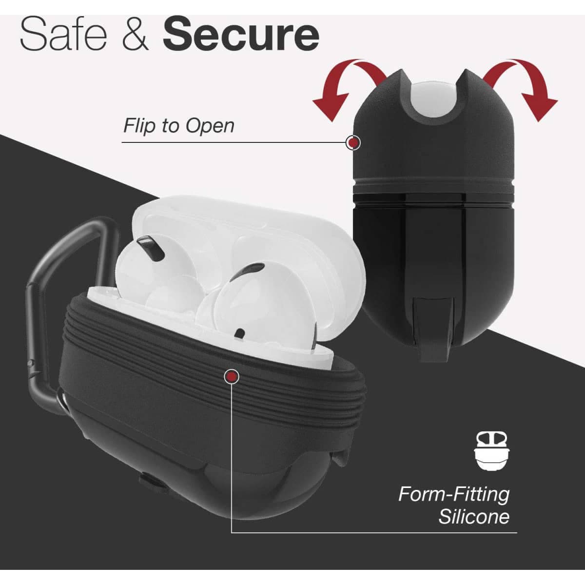 Raptic - Airpods Pro Defense Outdoor black Journey – 4